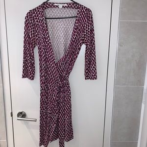 DVF classic wrap dress